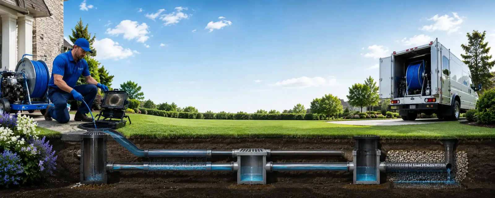 Outdoor drain cleaning information for Cawker City, KS